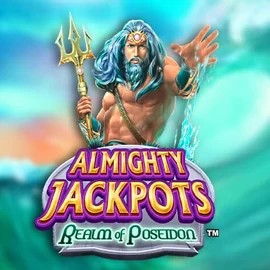 Almighty Jackpots – Realm of Poseidon by Novomatic, showcased at gransinoo.gr – game logo